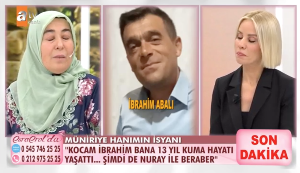 esra erol da muniriye abali kimdir muniriye abali olayi nedir ibrahim abali kimdir ibrahim abali olayi nedir